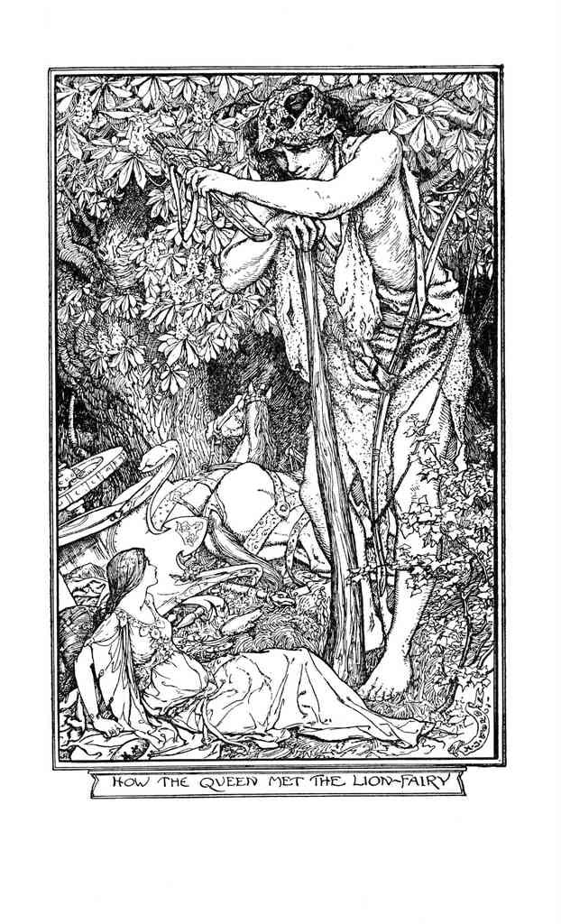 Andrew Lang Orange Fairy Book 251 Vintage Illustration A4 Photo Print