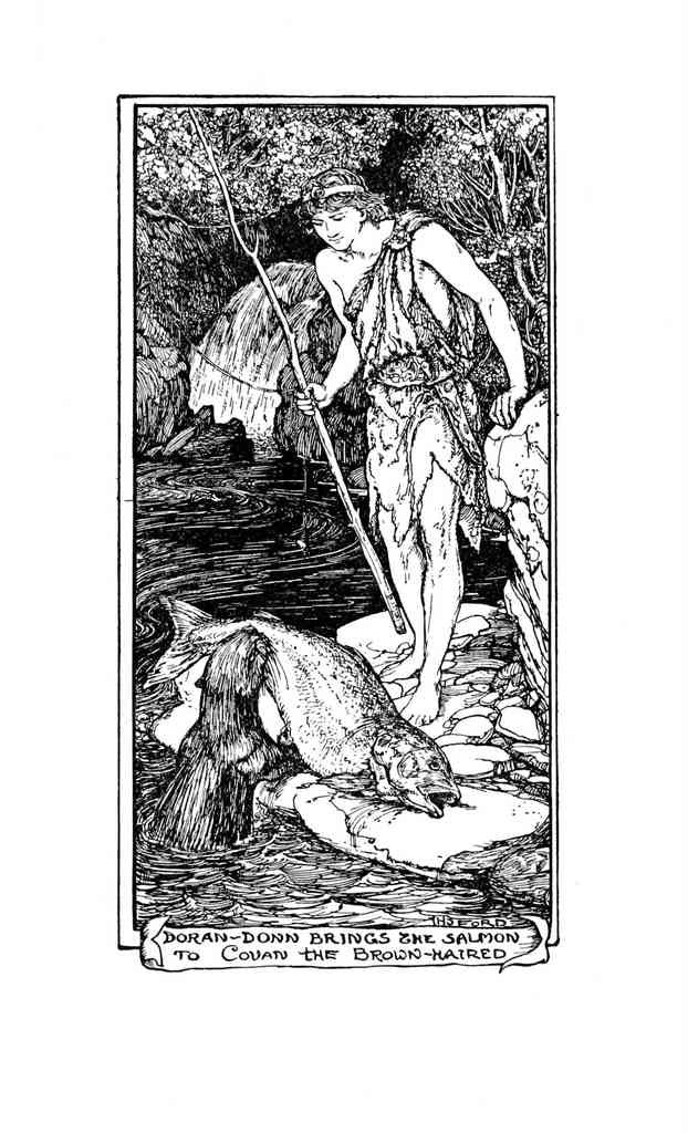 Andrew Lang Orange Fairy Book 283 Vintage Illustration A4 Photo Print