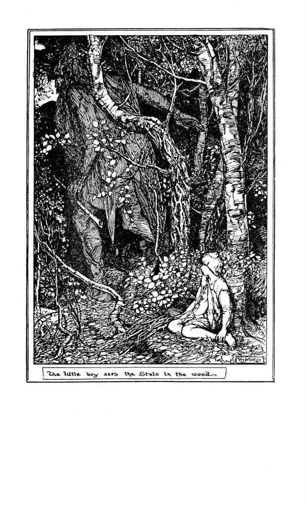 Andrew Lang Orange Fairy Book 325 Vintage Illustration A4 Photo Print