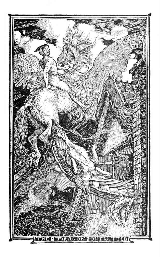 Andrew Lang Pink Fairy Book 016 Vintage Illustration A4 Photo Print