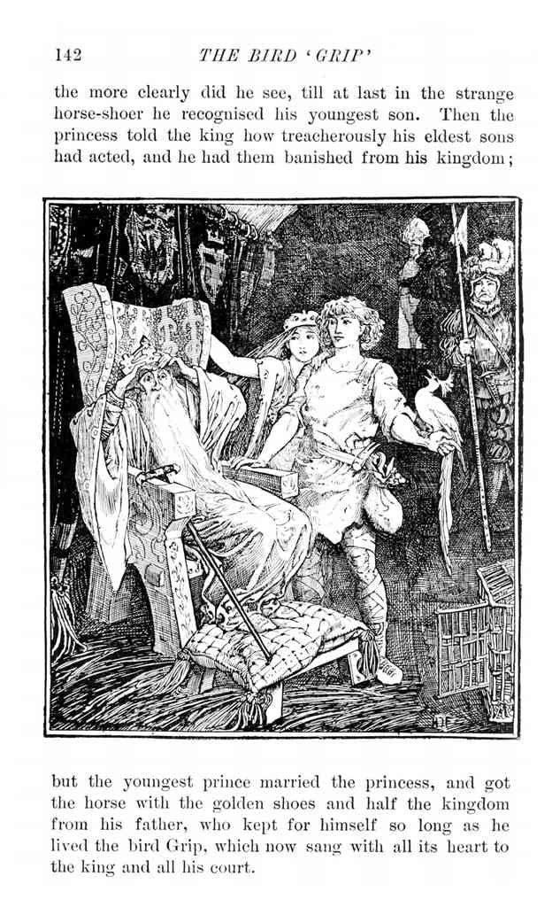 Andrew Lang Pink Fairy Book 149 Vintage Illustration A4 Photo Print