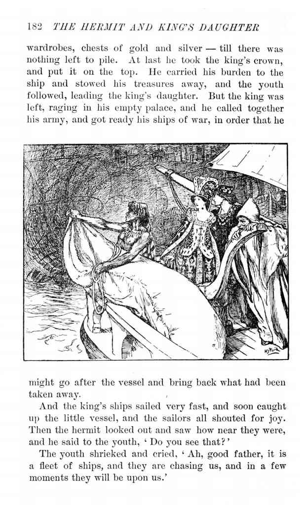 Andrew Lang Pink Fairy Book 189 Vintage Illustration A4 Photo Print