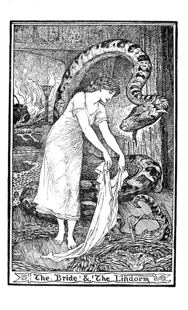 Andrew Lang Pink Fairy Book 314 Vintage Illustration A4 Photo Print