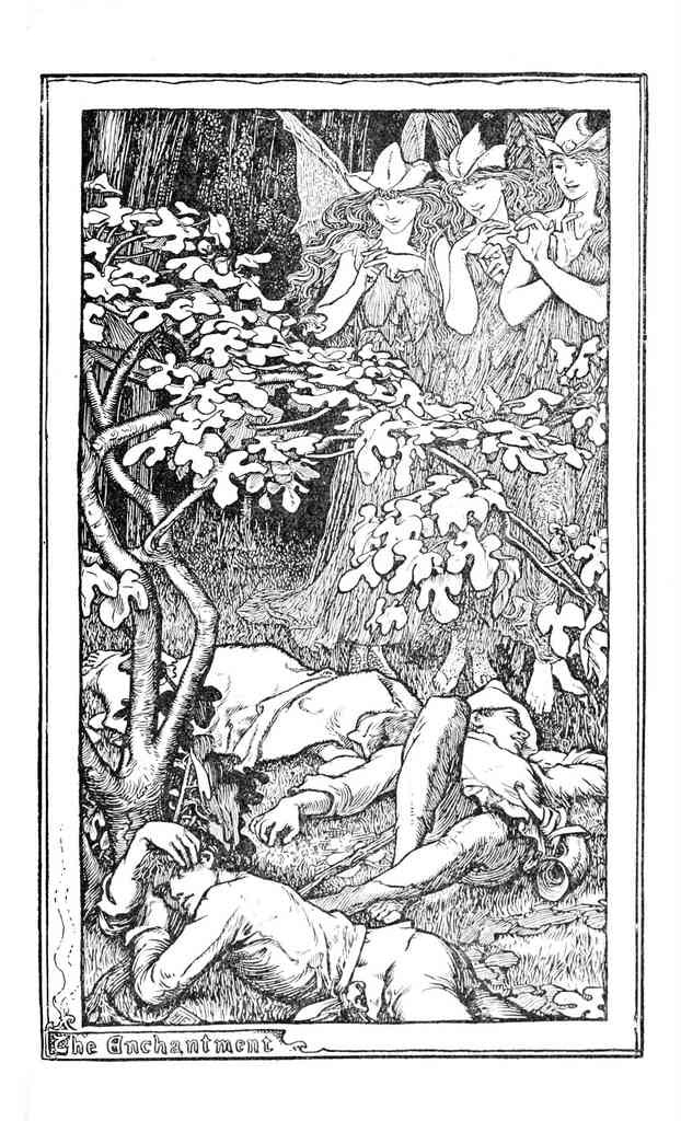 Andrew Lang Pink Fairy Book 348 Vintage Illustration A4 Photo Print