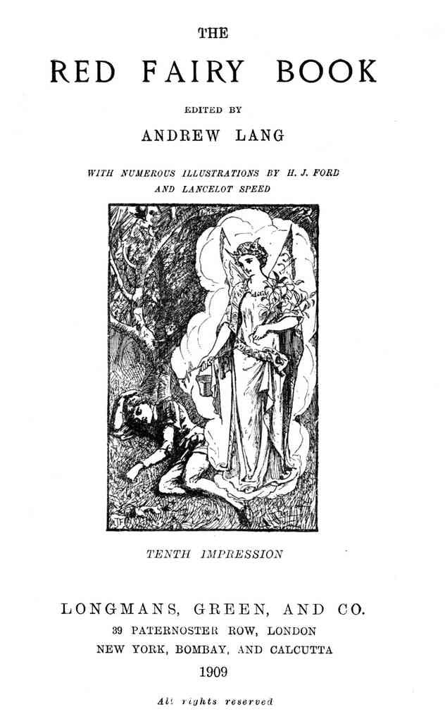 Andrew Lang Red Fairy Book 004 Vintage Illustration A4 Photo Print