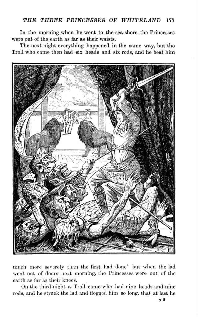 Andrew Lang Red Fairy Book 184 Vintage Illustration A4 Photo Print