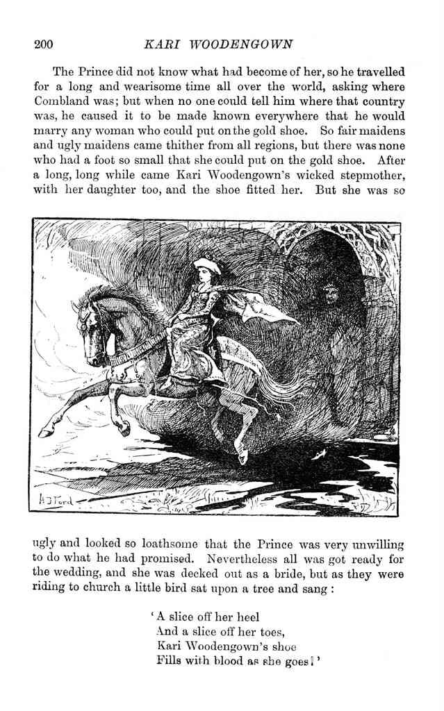 Andrew Lang Red Fairy Book 207 Vintage Illustration A4 Photo Print
