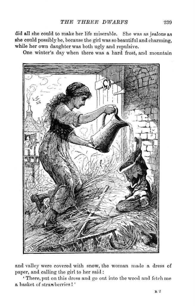 Andrew Lang Red Fairy Book 247 Vintage Illustration A4 Photo Print