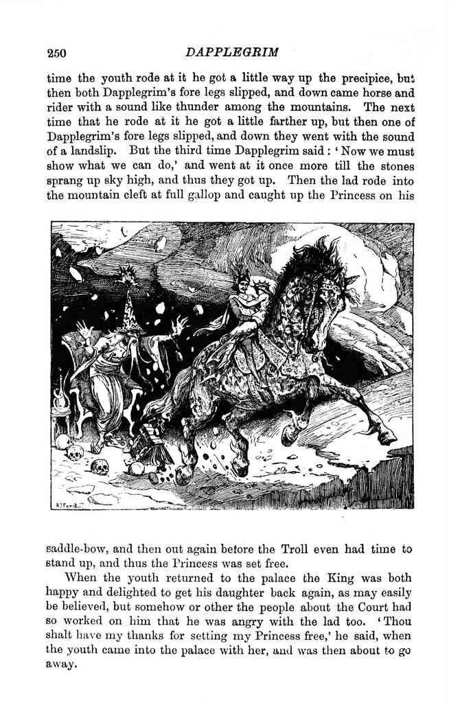 Andrew Lang Red Fairy Book 258 Vintage Illustration A4 Photo Print