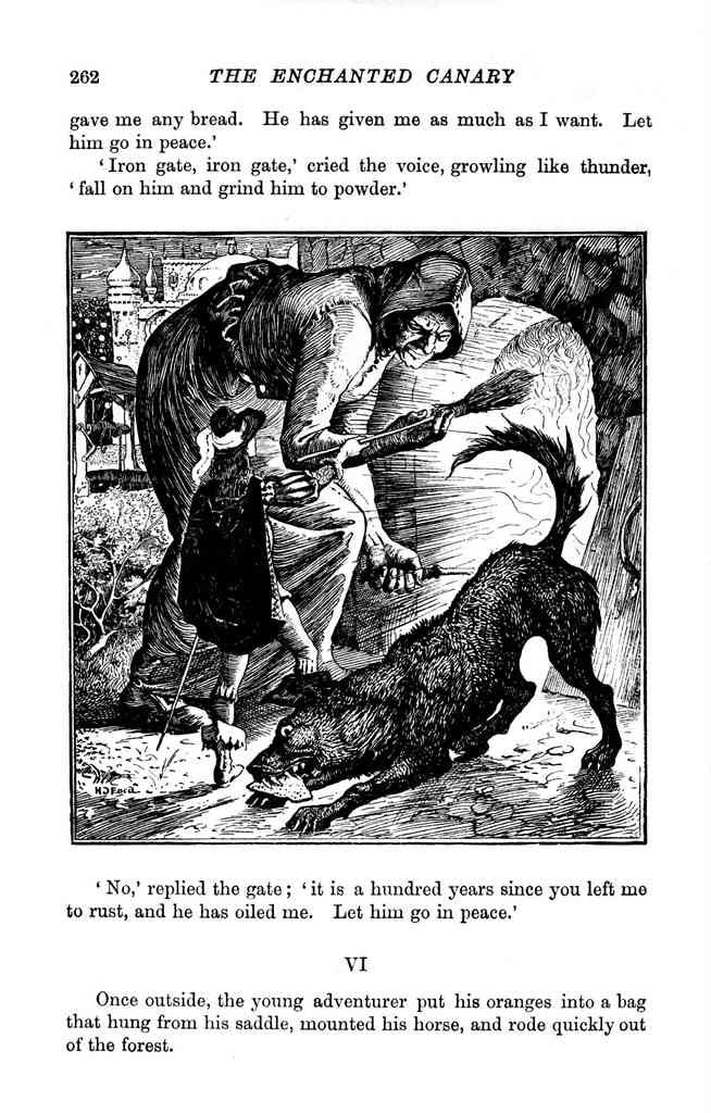 Andrew Lang Red Fairy Book 270 Vintage Illustration A4 Photo Print