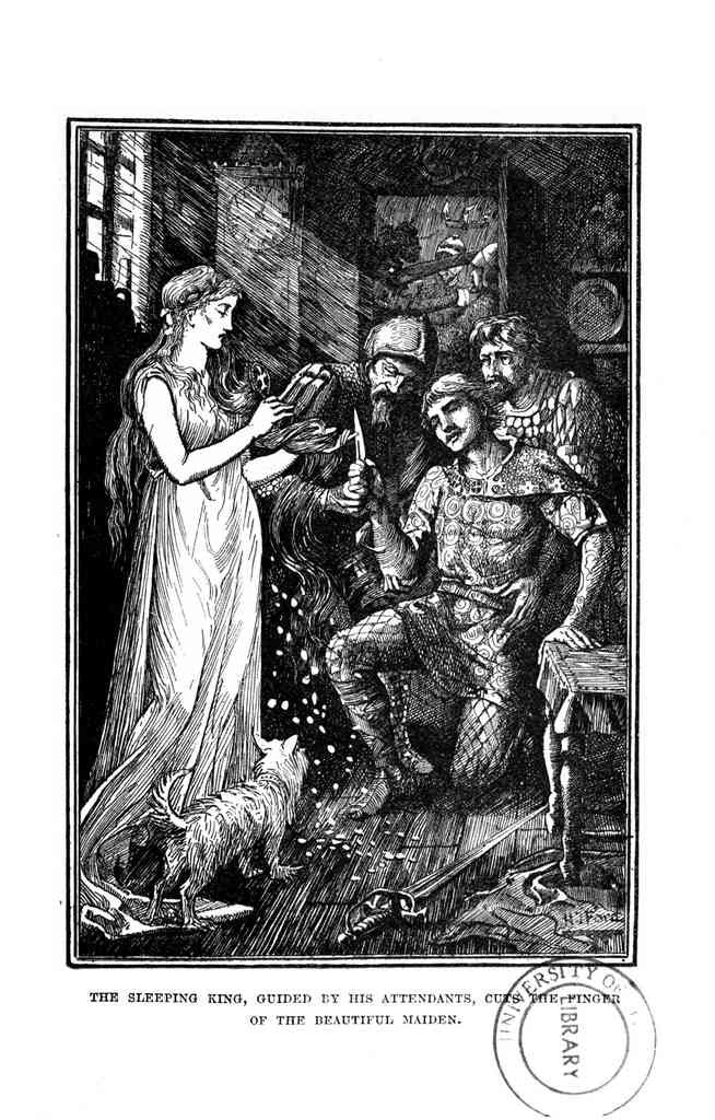 Andrew Lang Red Fairy Book 338 Vintage Illustration A4 Photo Print