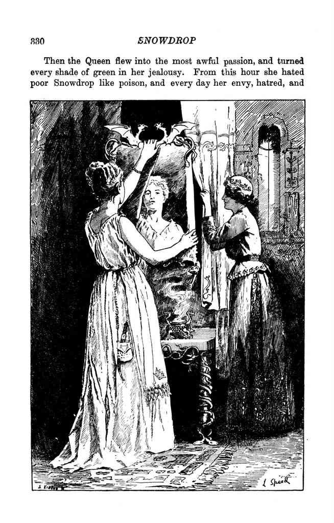 Andrew Lang Red Fairy Book 340 Vintage Illustration A4 Photo Print