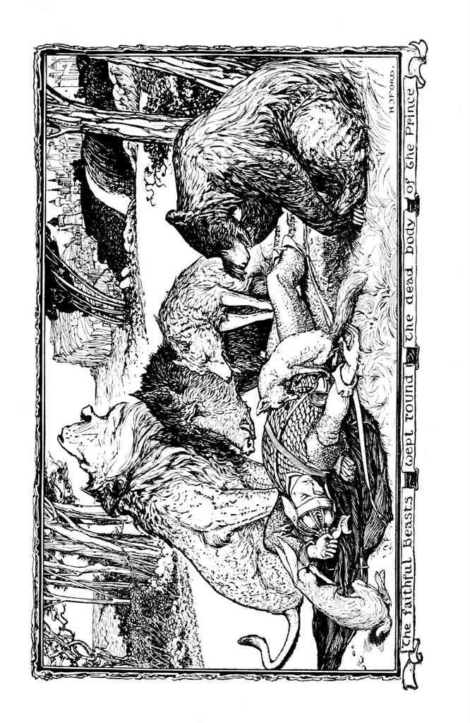 Andrew Lang Violet Fairy Book 054 Vintage Illustration A4 Photo Print