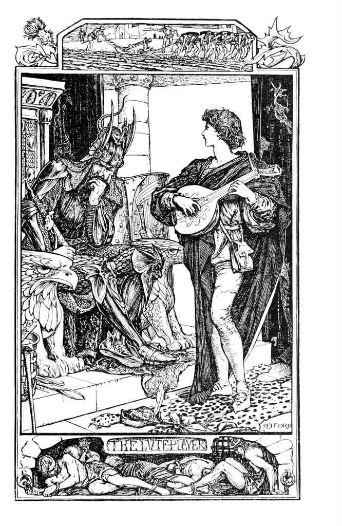 Andrew Lang Violet Fairy Book 076 Vintage Illustration A4 Photo Print