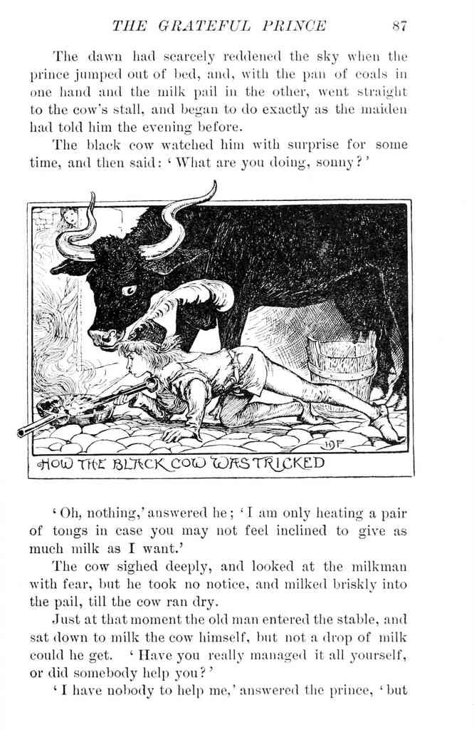 Andrew Lang Violet Fairy Book 091 Vintage Illustration A4 Photo Print
