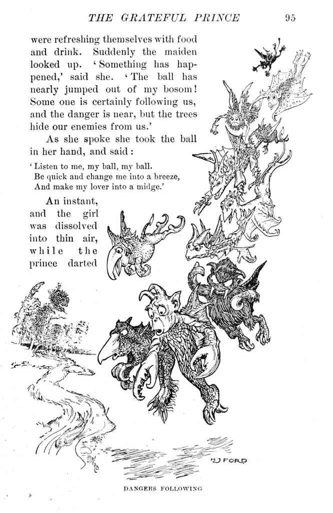 Andrew Lang Violet Fairy Book 099 Vintage Illustration A4 Photo Print