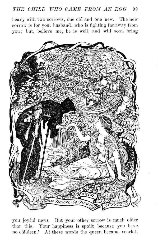 Andrew Lang Violet Fairy Book 103 Vintage Illustration A4 Photo Print