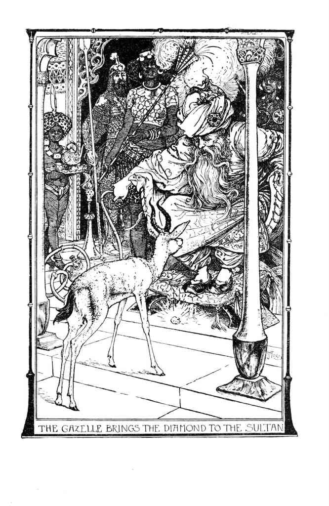 Andrew Lang Violet Fairy Book 134 Vintage Illustration A4 Photo Print