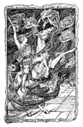 Andrew Lang Violet Fairy Book 174 Vintage Illustration A4 Photo Print
