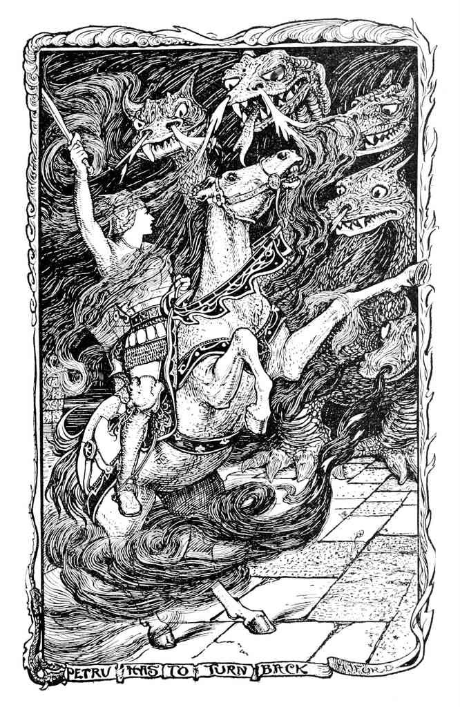 Andrew Lang Violet Fairy Book 174 Vintage Illustration A4 Photo Print