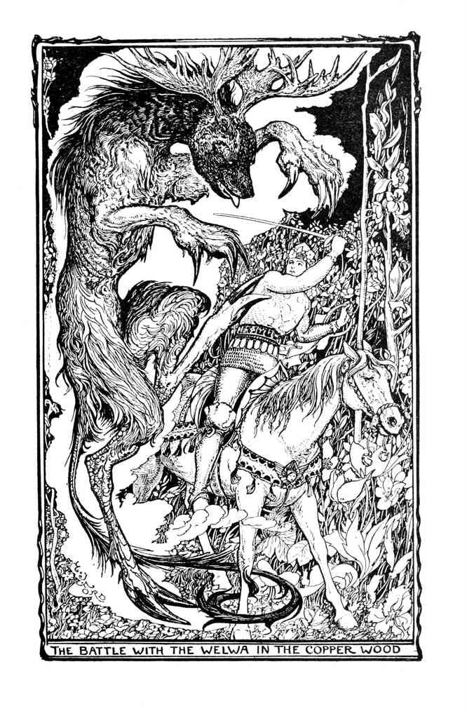Andrew Lang Violet Fairy Book 177 Vintage Illustration A4 Photo Print