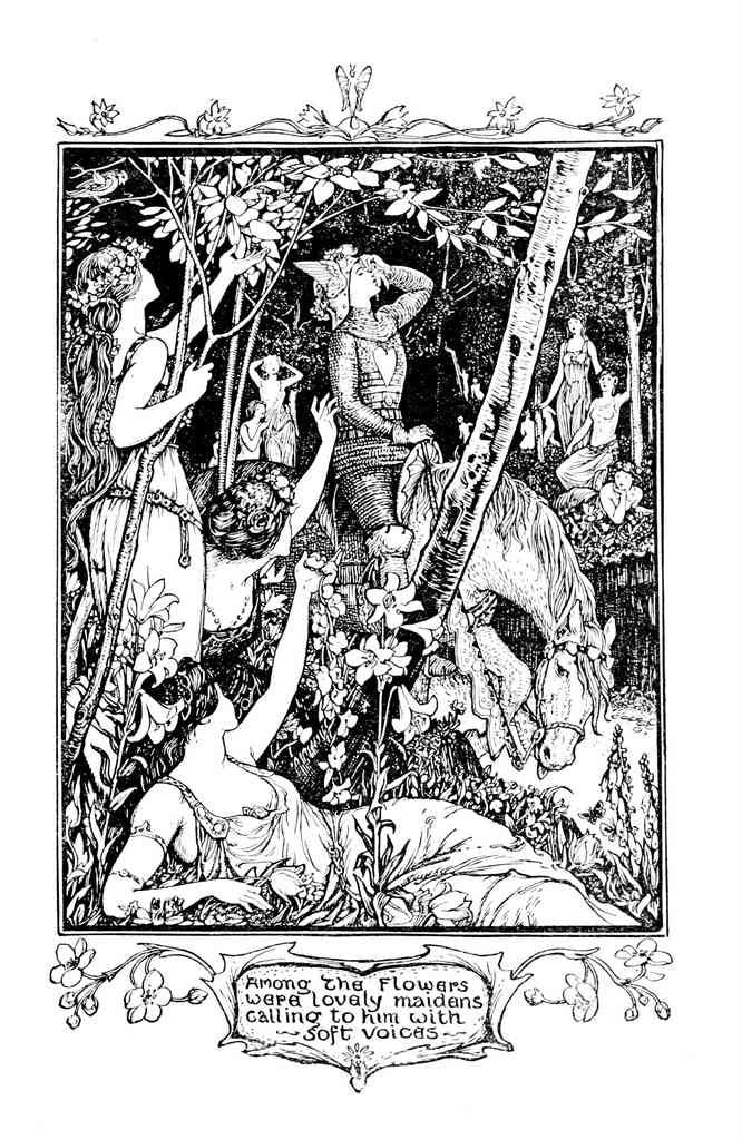 Andrew Lang Violet Fairy Book 186 Vintage Illustration A4 Photo Print