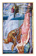 Andrew Lang Violet Fairy Book 198 Vintage Illustration A4 Photo Print