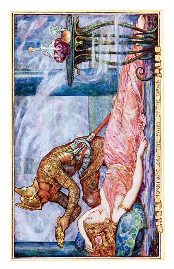 Andrew Lang Violet Fairy Book 198 Vintage Illustration A4 Photo Print