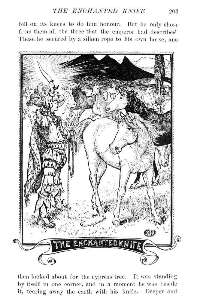 Andrew Lang Violet Fairy Book 204 Vintage Illustration A4 Photo Print