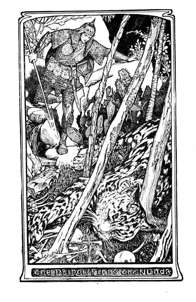 Andrew Lang Violet Fairy Book 260 Vintage Illustration A4 Photo Print