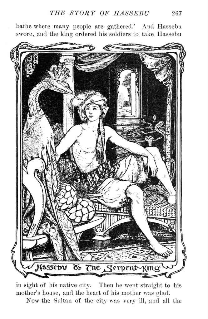 Andrew Lang Violet Fairy Book 267 Vintage Illustration A4 Photo Print