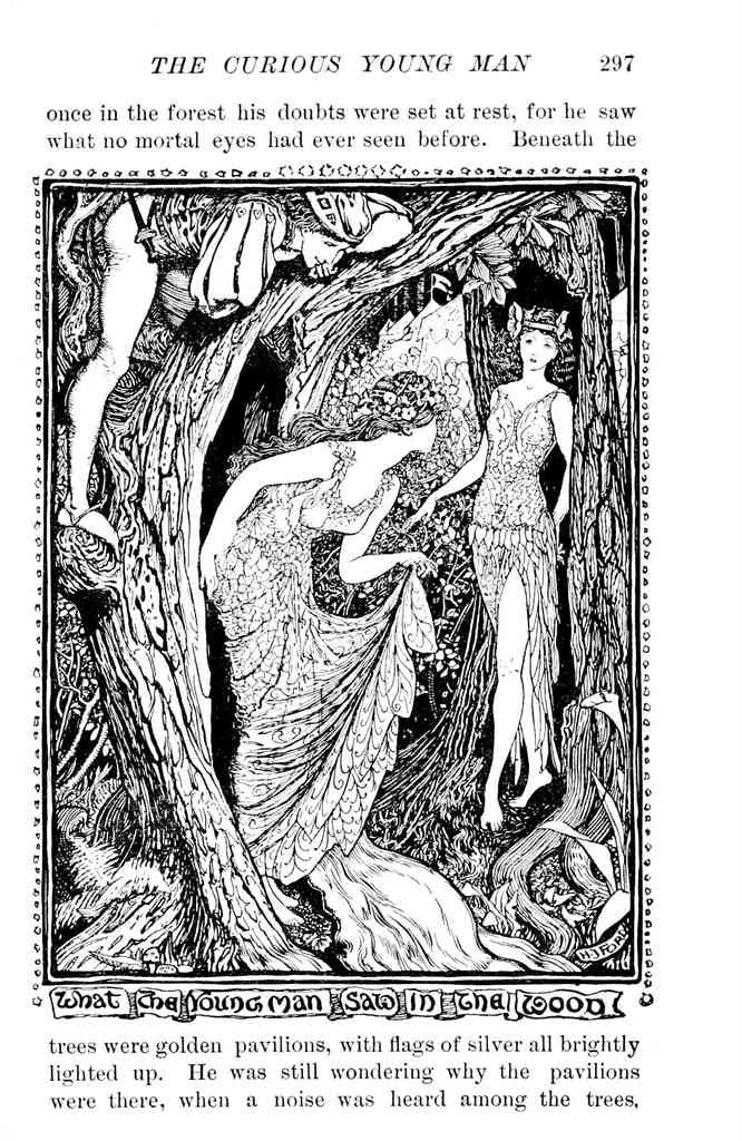 Andrew Lang Violet Fairy Book 295 Vintage Illustration A4 Photo Print