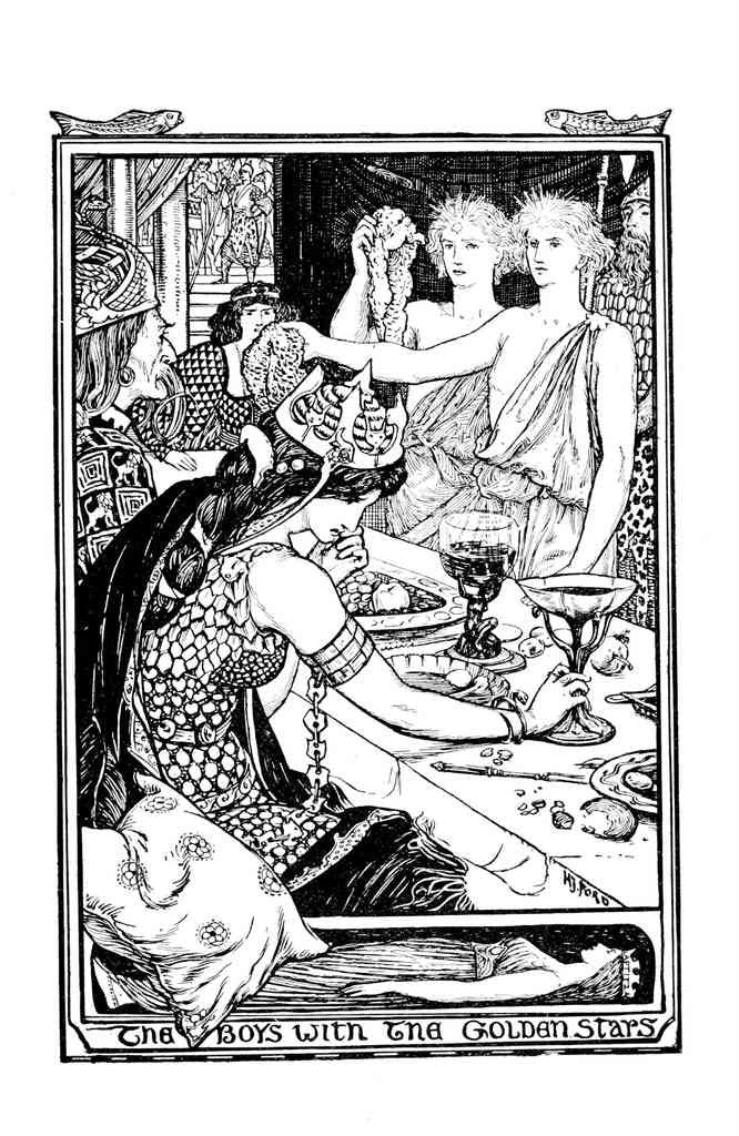 Andrew Lang Violet Fairy Book 305 Vintage Illustration A4 Photo Print
