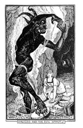 Andrew Lang Violet Fairy Book 363 Vintage Illustration A4 Photo Print
