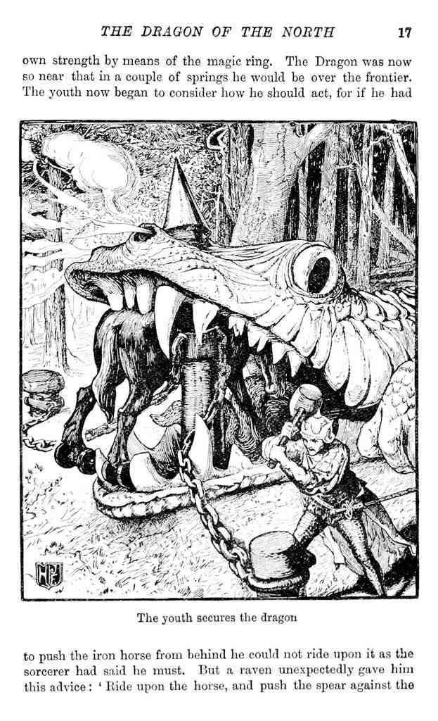 Andrew Lang Yellow Fairy Book 030 Vintage Illustration A4 Photo Print
