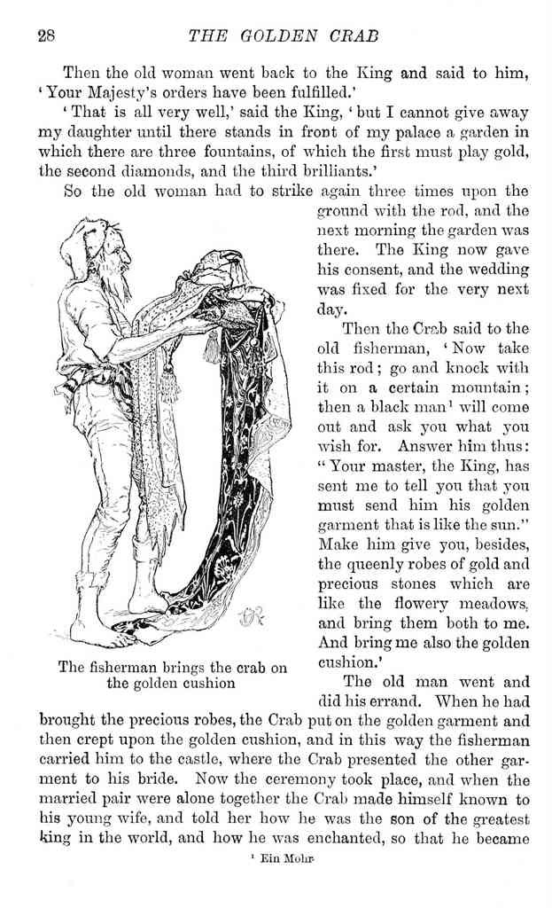 Andrew Lang Yellow Fairy Book 042 Vintage Illustration A4 Photo Print