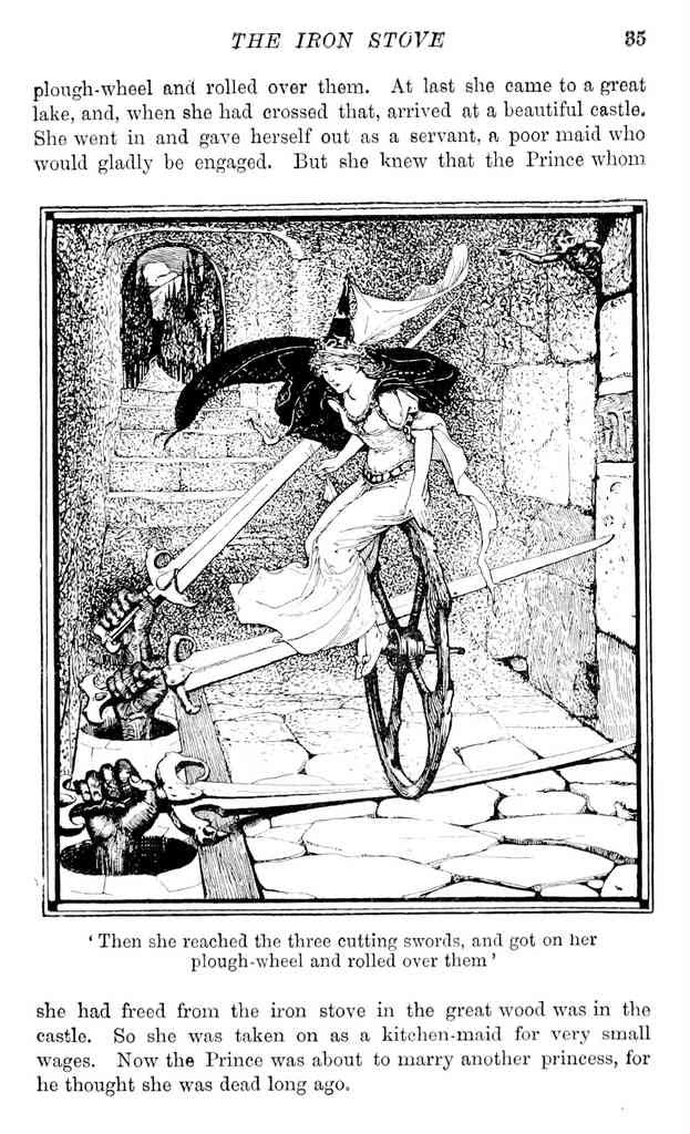 Andrew Lang Yellow Fairy Book 049 Vintage Illustration A4 Photo Print