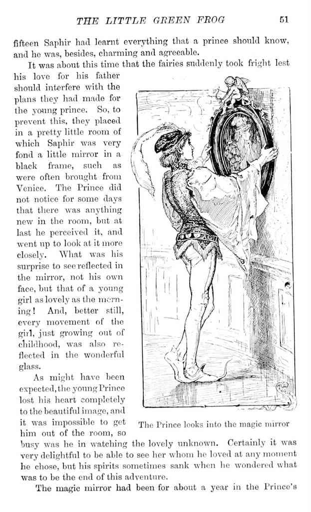 Andrew Lang Yellow Fairy Book 065 Vintage Illustration A4 Photo Print