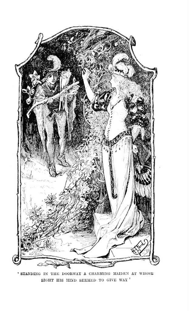 Andrew Lang Yellow Fairy Book 073 Vintage Illustration A4 Photo Print