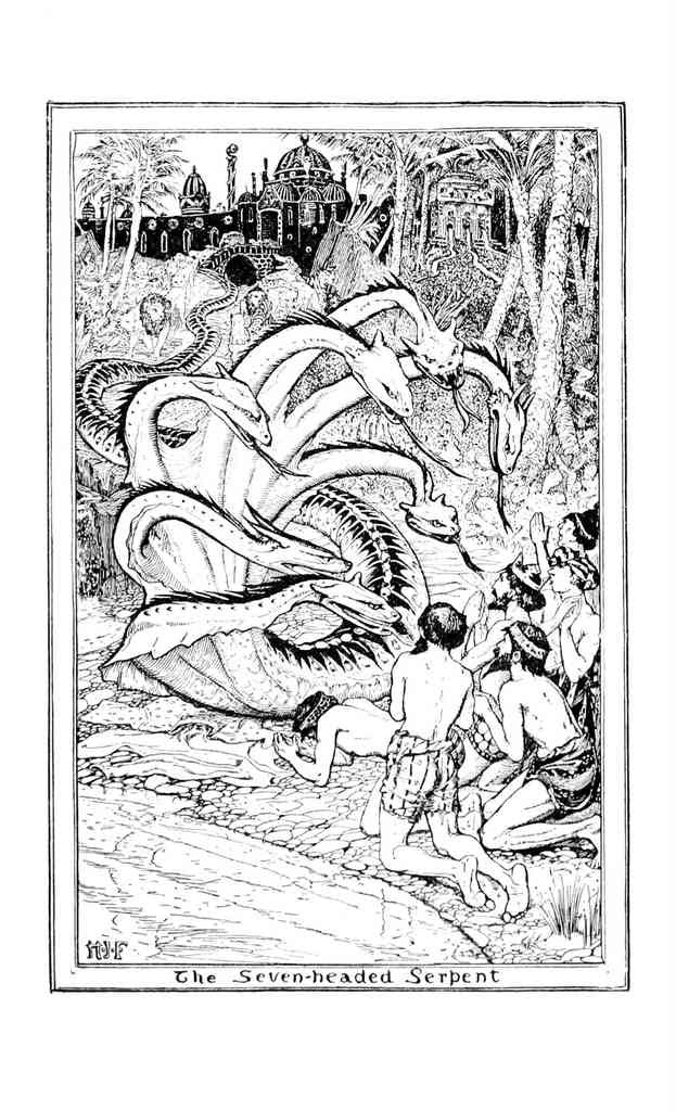 Andrew Lang Yellow Fairy Book 078 Vintage Illustration A4 Photo Print