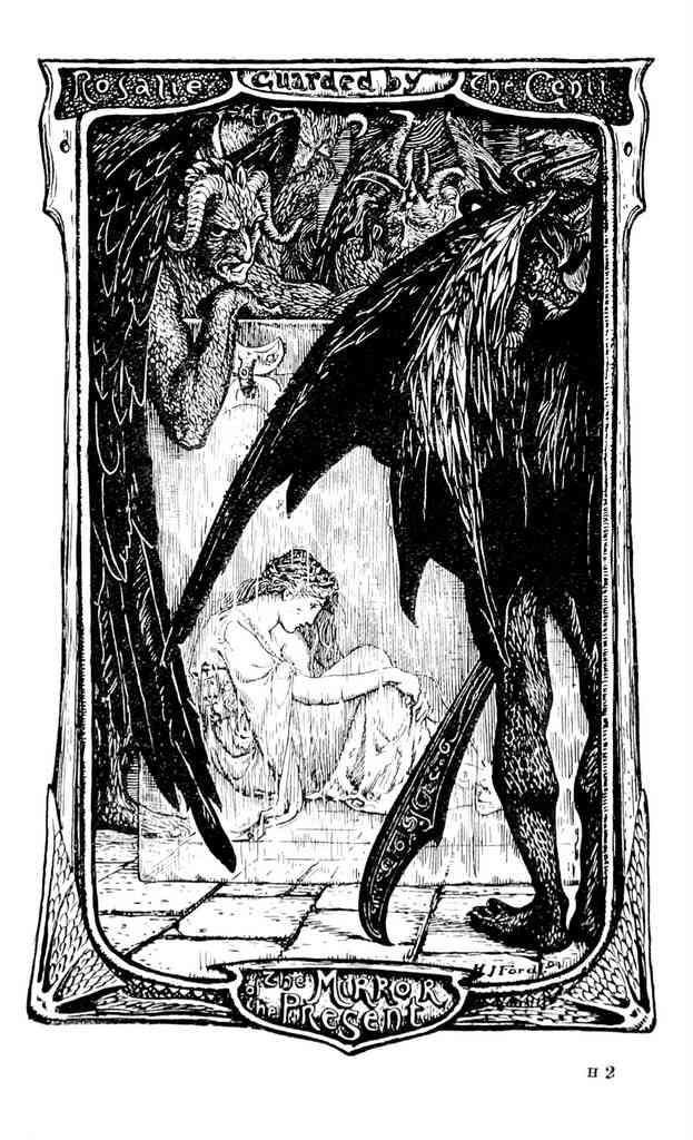 Andrew Lang Yellow Fairy Book 101 Vintage Illustration A4 Photo Print