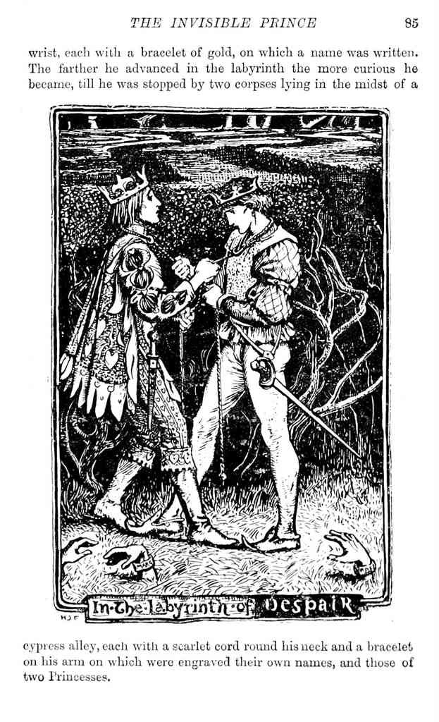 Andrew Lang Yellow Fairy Book 102 Vintage Illustration A4 Photo Print