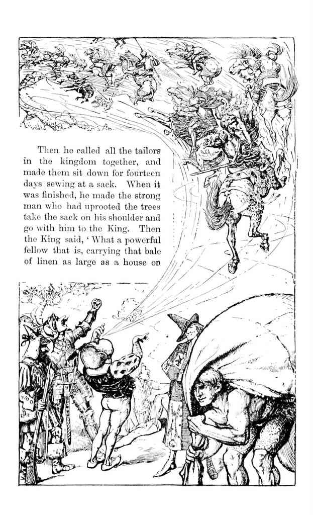 Andrew Lang Yellow Fairy Book 117 Vintage Illustration A4 Photo Print