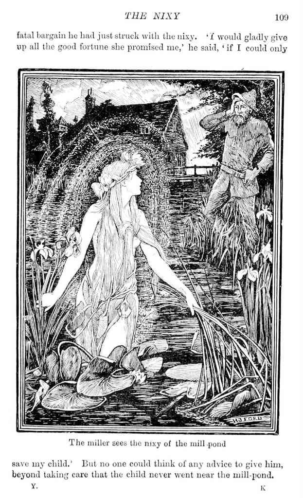 Andrew Lang Yellow Fairy Book 128 Vintage Illustration A4 Photo Print