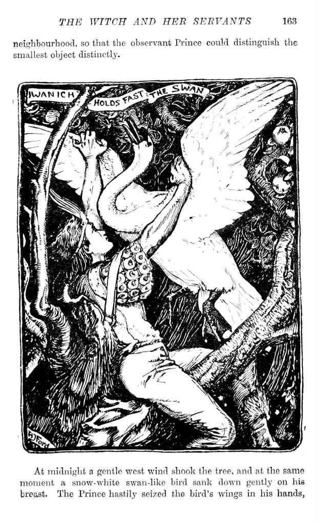Andrew Lang Yellow Fairy Book 183 Vintage Illustration A4 Photo Print