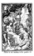 Andrew Lang Yellow Fairy Book 189 Vintage Illustration A4 Photo Print