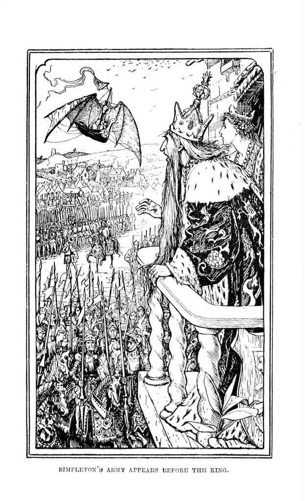 Andrew Lang Yellow Fairy Book 228 Vintage Illustration A4 Photo Print