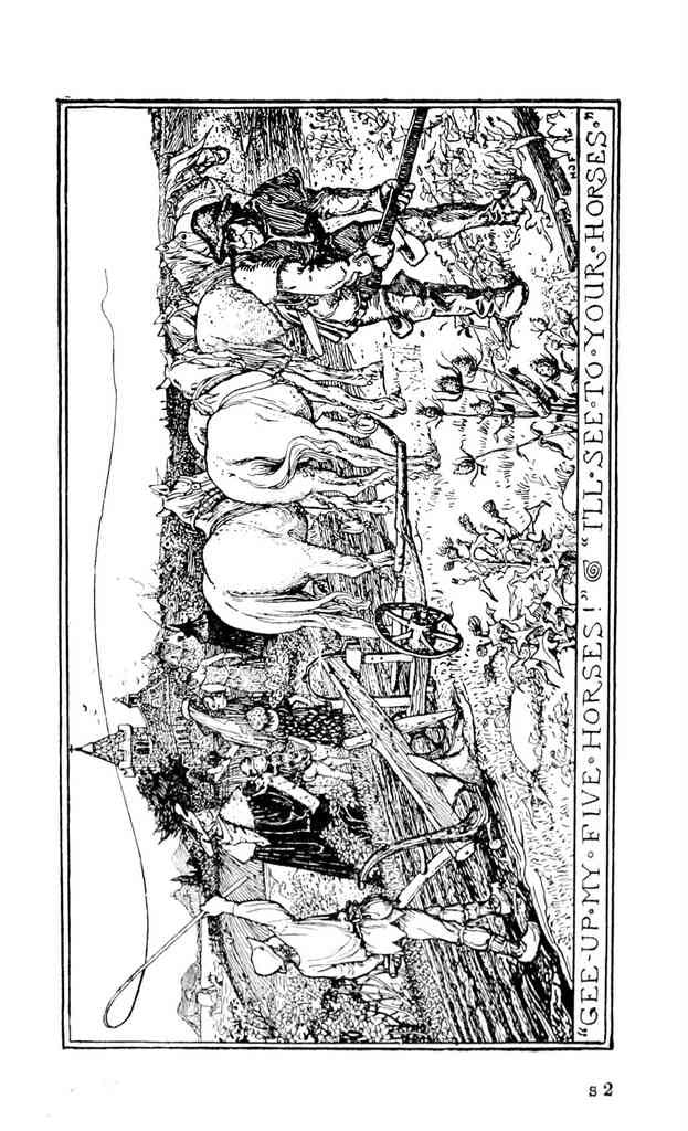 Andrew Lang Yellow Fairy Book 252 Vintage Illustration A4 Photo Print