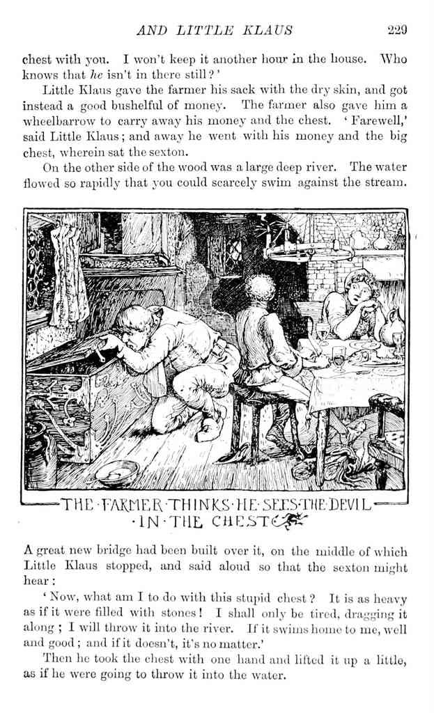 Andrew Lang Yellow Fairy Book 255 Vintage Illustration A4 Photo Print