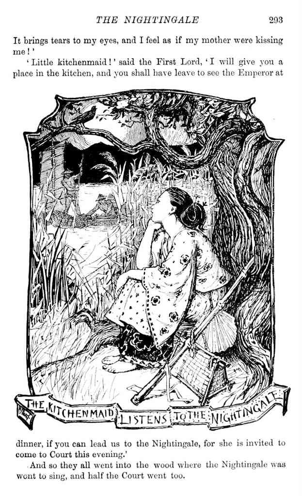 Andrew Lang Yellow Fairy Book 323 Vintage Illustration A4 Photo Print